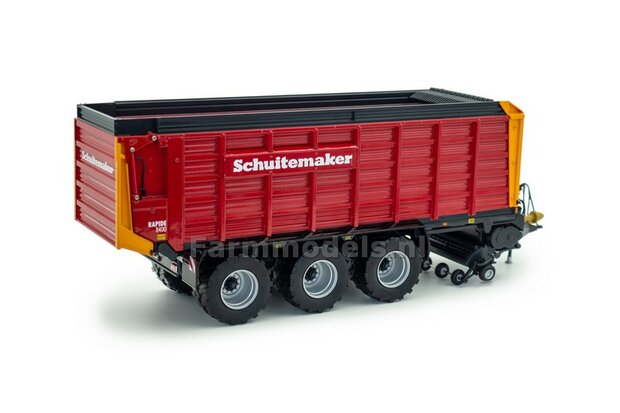 Schuitemaker Rapide 8400  3-asser dubbeldoel (opraap- &amp; silage-) wagen 1:32 UH6408  