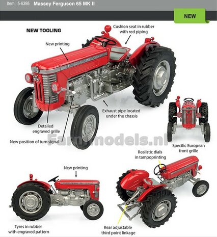 Massey-Ferguson 65 MK II version  1:32 UH6395 