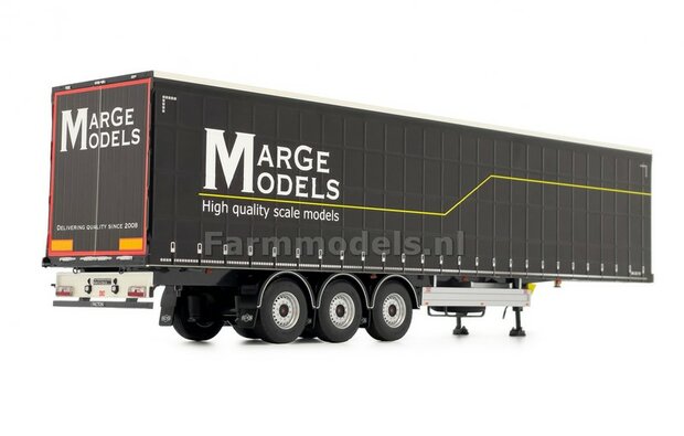 15 jarig jubileum MARGE MODELS OPDRUK  PACTON curtainside trailer 1:32 Marge Models MM1902-02-01  