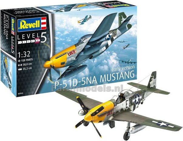 P-51D 5NA MUSTANG EARLY VERSION  REVELL 1:32 03944