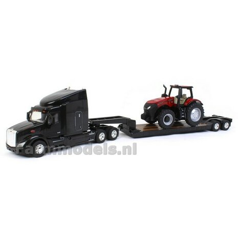 CASE/Peterbilt 579 semi with lowloader and CASE IH 380 Magnum ERTL 1:32  47369  