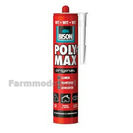 WIT Bison Poly Max original Lijm kit 425 gram 000541