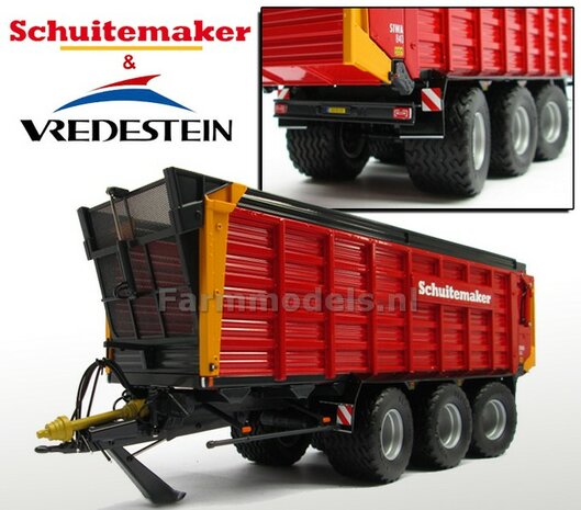 REBUILD: Schuitemaker Siwa 840 3 asser silagewagen op dikke Vredestein Flotation Pro banden 1:32 UH6409-REB 
