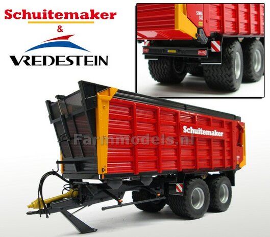 REBUILD: Schuitemaker Siwa 720 2-asser silagewagen op dikke Vredestein Flotation Pro banden 1:32 UH6407-REB   