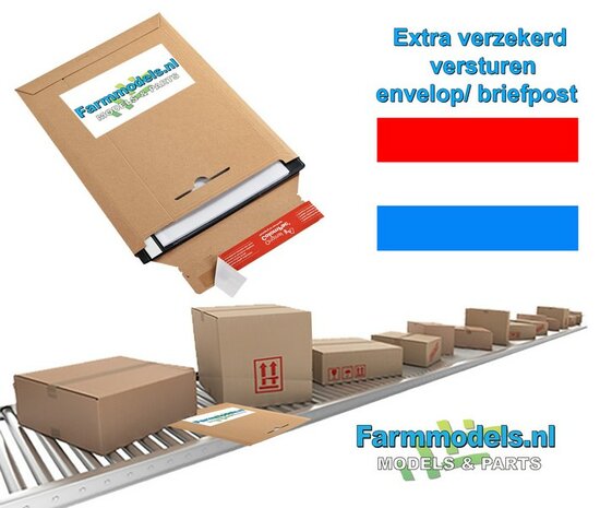 Verzekerd incl. Trakingcode versturen ENVELOP/ BRIEFPOST BINNEN NEDERLAND  (only used for delivery in the Netherlands)