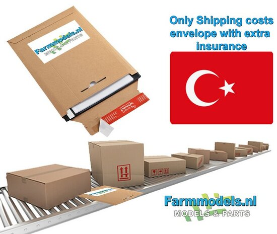 Verzekerd incl. Trakingcode versturen ENVELOP/ BRIEFPOST TURKIJE