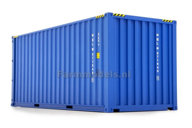 BLUE 20ft. freight Container 1:32 Marge Models  2323-01  