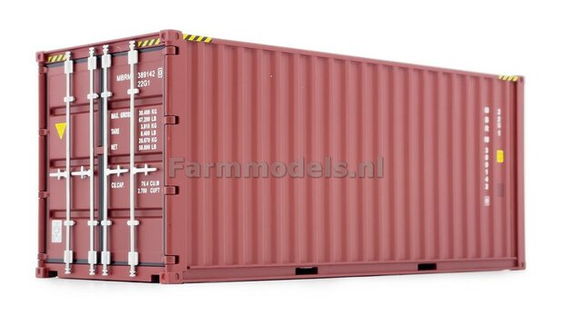 BROWN 20ft. freight Container 1:32 Marge Models  2323-02  