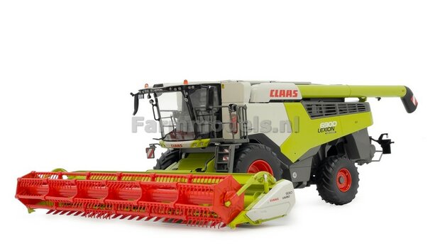 Claas Lexion 6900 met V930 Vario maaibord en transportkar 1:32 MargeModels MM2304 