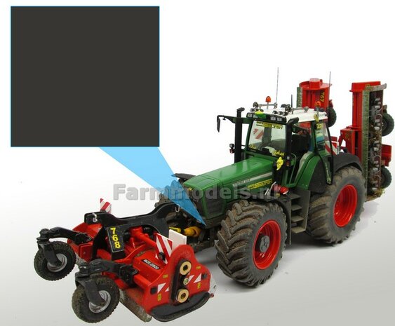 Fendt 824/ 926 Gen I DONKER GRIJS  - Farmmodels series Spuitbus / Spraypaint - Farmmodels series = Industrie lak, 400ml. ook voor schaal 1:1 zeer geschikt!!                  