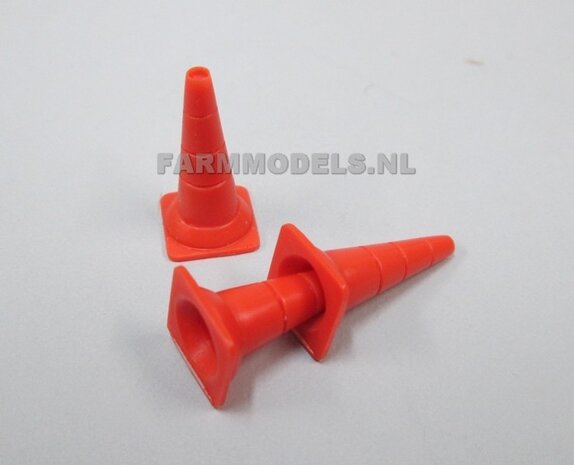 Pion set 3 stuks Oranje / afzetting werkzaamheden 1:32 04620           