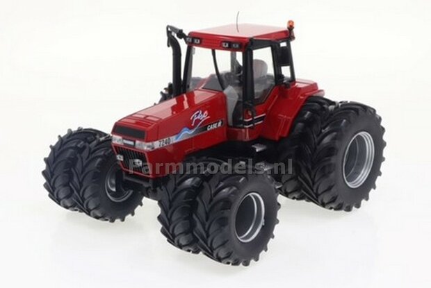 LIMITED EDITION 1000st. Case-IH Magnum 7240 met afneembare dubbellucht en fronthef Replicagri 1:32 REP136  