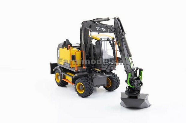 Volvo EWR150E kraan NOKIAN banden + Tiltrotator S6/S60 snelwissel + bak + FREE GIFT STICKERSET 1:32 AT3200100    PRE-ORDER  