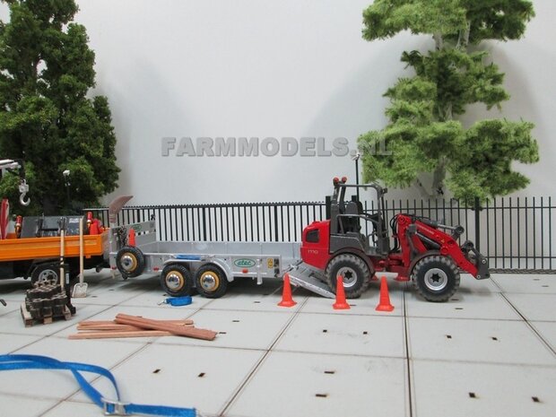 VOORBEELD FOTO&#039;S Puinriek bakje handgebouwd t.b.v. Mini shovel (Weidemann Siku), 1:32 
