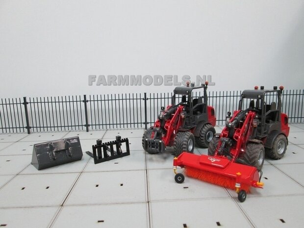 Palletvork setje BOUWKIT t.b.v. snelwissel set nr. 50300-50325 Mini shovel (Weidemann Siku) 1:32 (HTD)    