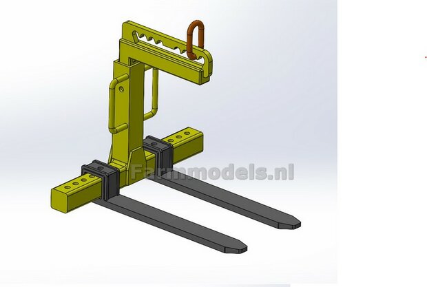 Pallethaak BOUWKIT Blank geleverd 1:32