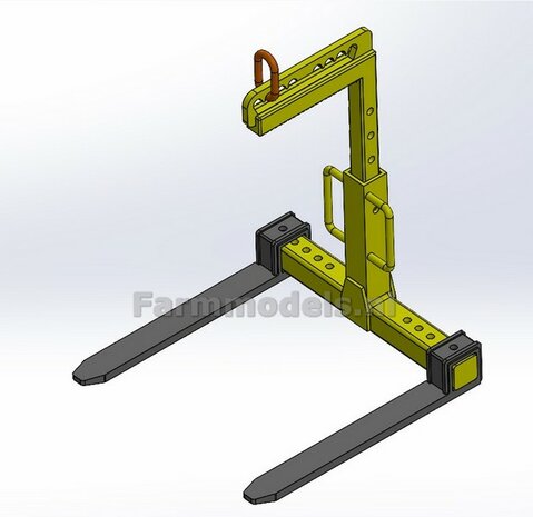 Pallethaak BOUWKIT Blank geleverd 1:32