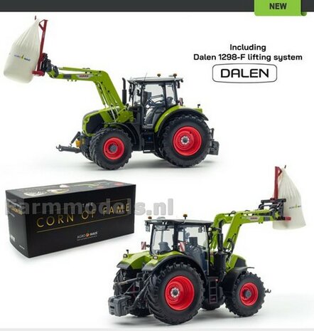 AGROMAIS LIMITED EDITION Claas Arion 550 met voorlader+Dalen lift systeem en Agromais Bigbag 1:32  UH6636    
