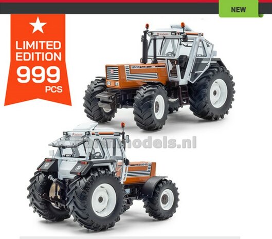 COMBIDEAL: 2x FIAT Lim. Ed.: DT 180-90 First Edition + Fiat DT 1580 DT  1:32  =  RS302211 + RS302228  NB2B  STUNTAANBIEDING  OP=OP