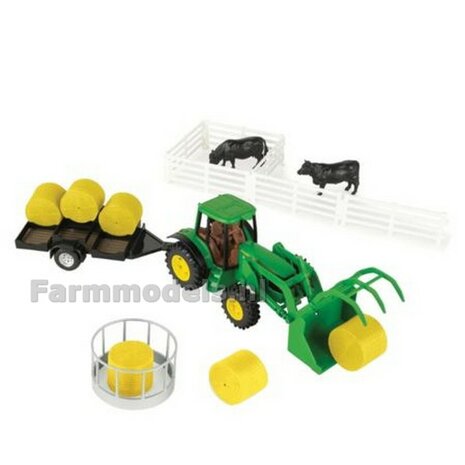 John Deere 21 delige hooi set  ERTL 1:32 47519