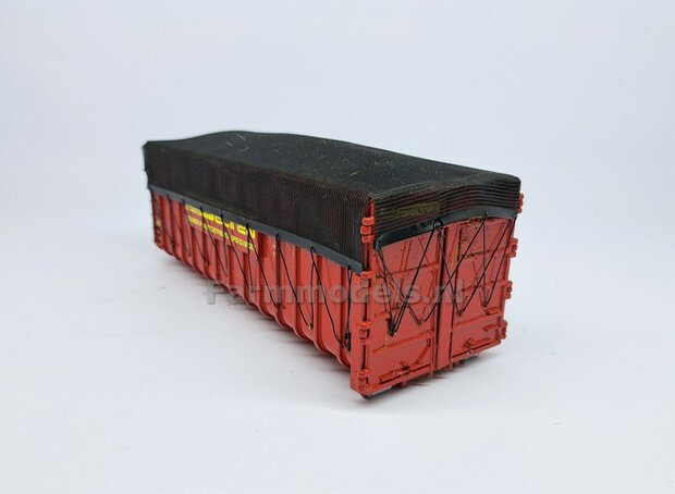 BOUWKIT: Afdeknet geschikt voor de 40M3 hoge Hooklift containers van MarGe models   1:32   