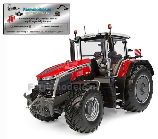 Massey Ferguson 9S.425 + FREE GIFT VOORRUIT STICKERSET 1:32 UH6426    