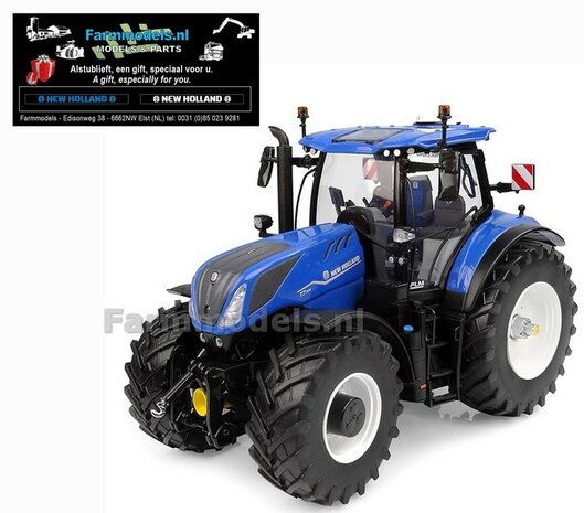 New Holland T7.300 Auto Command-2023  + FREE GIFT VOORRUIT STICKERSET 1:32 UH6604    