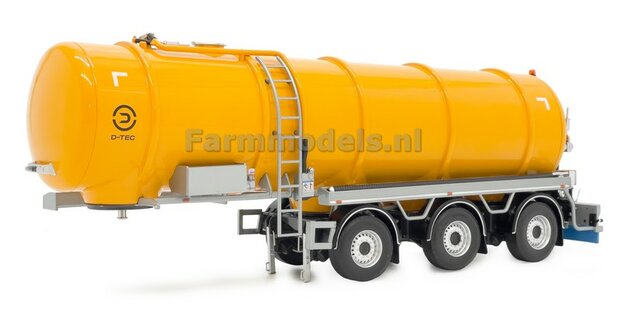 D-TEC YELLOW tank trailer + FREE GIFT D-TEC SPATLAP STICKER 1:32 Marge Models 2326-02    