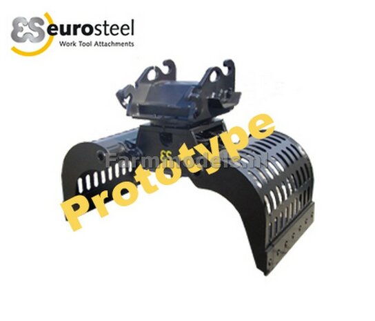 EUROSTEEL SORTEERGRIJPER ES SSG-600-ZD Xtra past aan snelwissel/ Tiltrotator S6/S60 1:32  AT3200105   