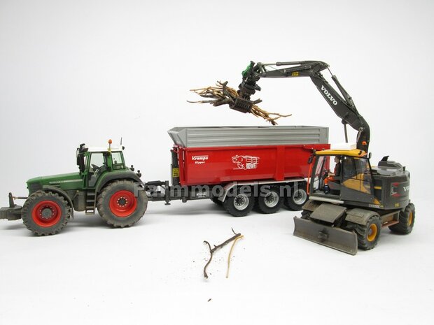 EUROSTEEL SORTEERGRIJPER ES SSG-600-ZD Xtra past aan snelwissel/ Tiltrotator S6/S60 1:32  AT3200105   