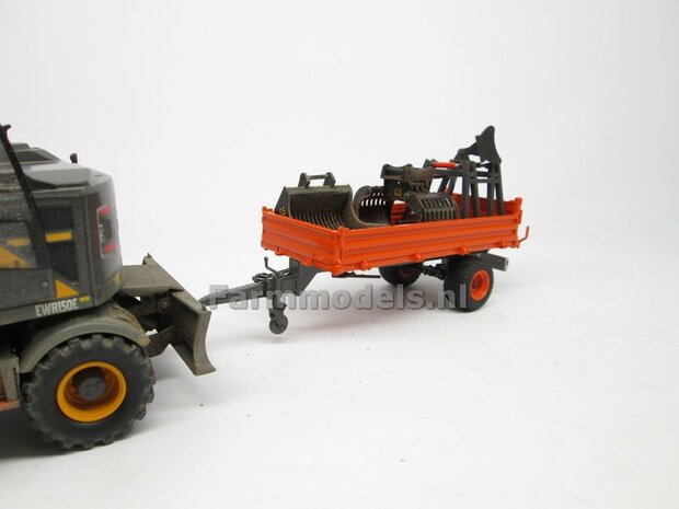 EUROSTEEL SORTEERGRIJPER ES SSG-600-ZD Xtra past aan snelwissel/ Tiltrotator S6/S60 1:32  AT3200105   