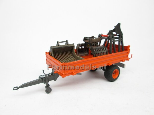 EUROSTEEL SORTEERGRIJPER ES SSG-600-ZD Xtra past aan snelwissel/ Tiltrotator S6/S60 1:32  AT3200105   