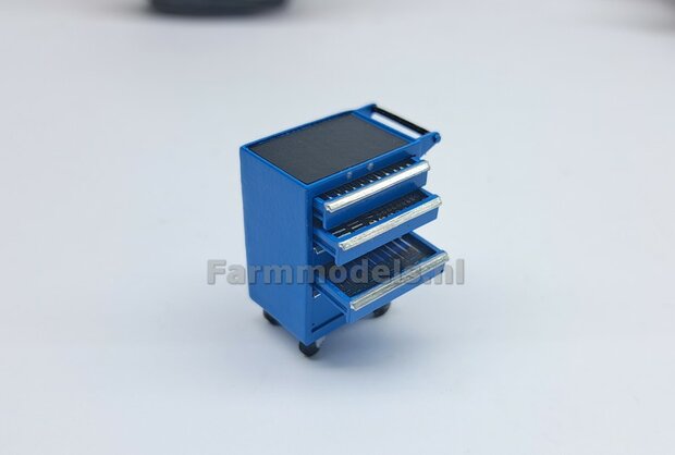 Gereedsschap Trolly ROOD handgeschildert SMALLE UITVOERING 1:32