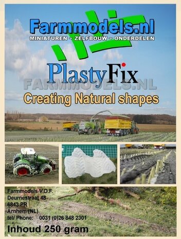 Farmmodels Plastyfix, 250 gram (her-)vormbaar plastic