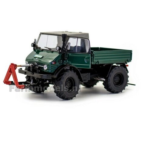 DONKER GROEN Unimog 406 (U84) Cabrio 1:32 Weise Toys 1048   