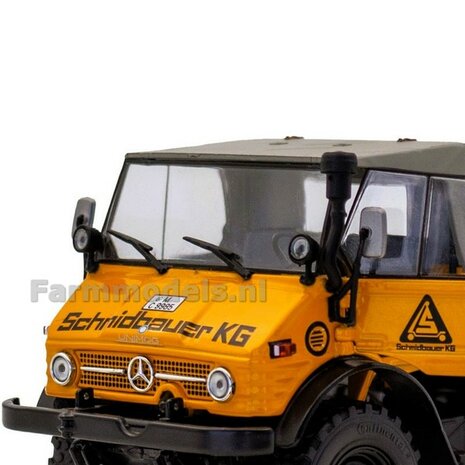 ORANJE Unimog 406 (U84) Cabrio &quot;Schmidbauer KG&quot; 1:32 Weise Toys 2067    