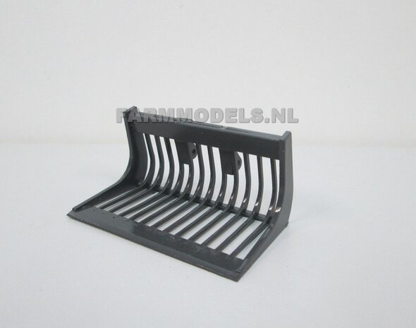 Puinriek bakje handgebouwd t.b.v. snelwissel set nr. 50300-50325 Mini shovel (Weidemann Siku), 1:32 