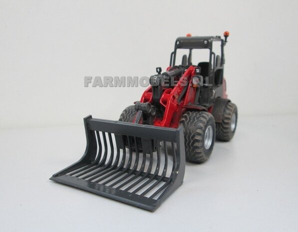 Puinriek bakje handgebouwd t.b.v. snelwissel set nr. 50300-50325 Mini shovel (Weidemann Siku), 1:32 