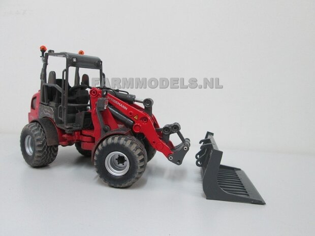 Puinriek bakje handgebouwd t.b.v. snelwissel set nr. 50300-50325 Mini shovel (Weidemann Siku), 1:32 