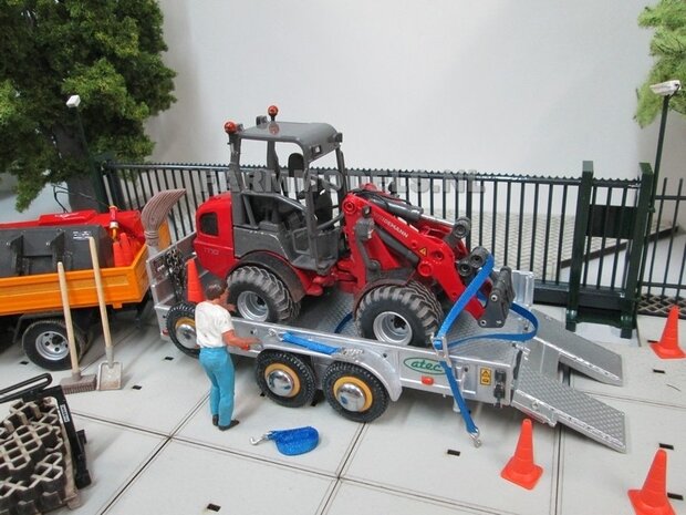 Puinriek bakje BOUWKIT t.b.v. snelwissel set nr. 503350 Mini shovel (Weidemann Siku), 1:32 (HTD)