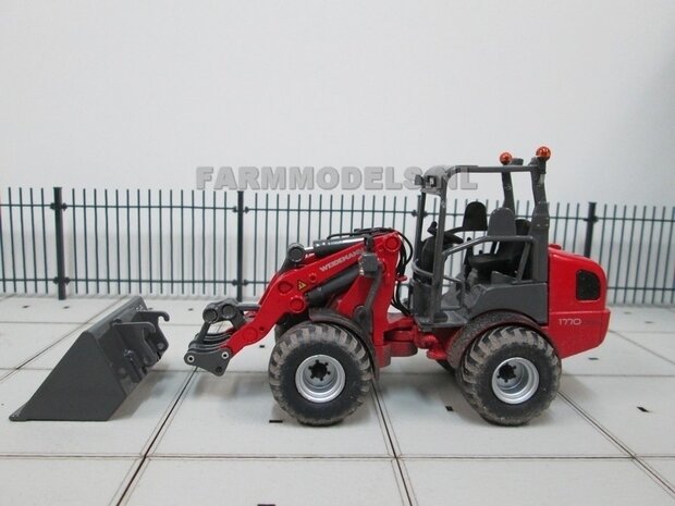 Hooivorkje BOUWKIT t.b.v. snelwissel set nr. 503350 Mini shovel (Weidemann Siku), 1:32 (HTD)