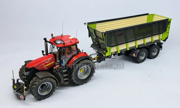 &Oslash; 46.8 mm: 2x Vredestein Flotation Pro Banden met ALUMINIUM METALIC gespoten Velgen + 4x O-RINGEN 1:32   Farmmodels Premium Line Series  