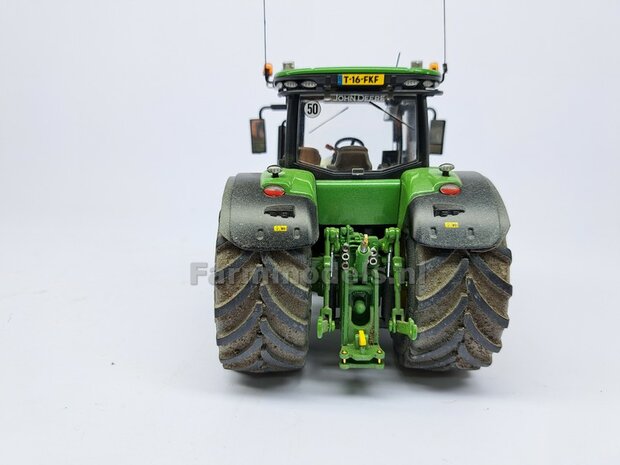&Oslash; 53.5 x 32.3 mm: JD 7310R: 2x Michelin Mega X Bib Banden + ALUMINIUM velgen BLANK geleverd  1:32    Farmmodels Custom Line Series