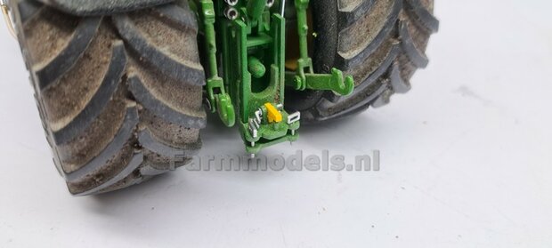&Oslash; 53.5 x 32.3 mm: JD 7310R: 2x Michelin Mega X Bib Banden + ALUMINIUM velgen BLANK geleverd  1:32    Farmmodels Custom Line Series