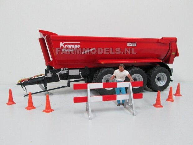 Handbuilt Krampe Half Pipe 3 asser 1:32, EXAMPLE PICTURE