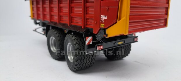 &Oslash; 24,5mm: 2x ALUMINIUM METALIC gespoten RESIN Velgen ZONDER de Vredestein Flotation Pro Banden  1:32   Farmmodels Premium Line Series  