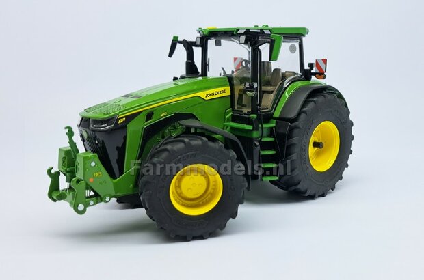 2x Eindvertragingen/ Planeetkappen JOHN DEERE 8R t.b.v. Vooras velgen &Oslash; 14.1mm  RESIN  JD GEEL Gespoten Geleverd  1:32  Farmmodels Premium Line Series   