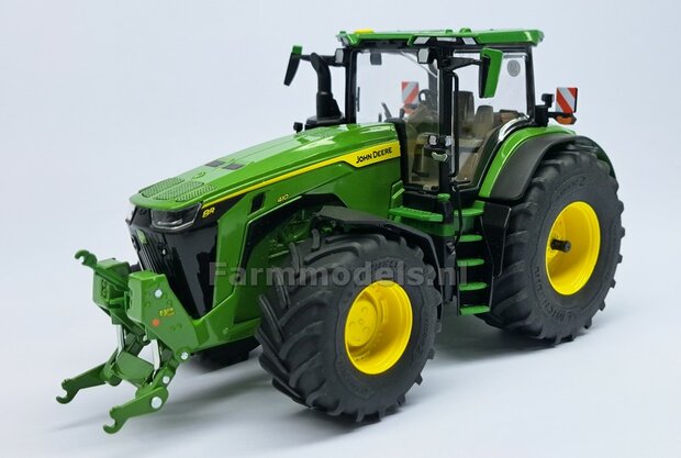 2x Eindvertragingen/ Planeetkappen JOHN DEERE 8R t.b.v. Vooras velgen &Oslash; 14.1mm  RESIN  JD GEEL Gespoten Geleverd  1:32  Farmmodels Premium Line Series   