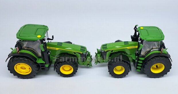 BOUWKIT: John Deere 8R 410 VOORAS VERHOOG SET, RESIN BLANK geleverd 1:32    Farmmodels Premium Line Series
