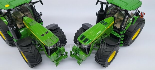 BOUWKIT: John Deere 8R 410 VOORAS VERHOOG SET, RESIN BLANK geleverd 1:32    Farmmodels Premium Line Series